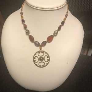 Cookie Lee Glass Bead Necklace- 529 $20 or $15 w/offer